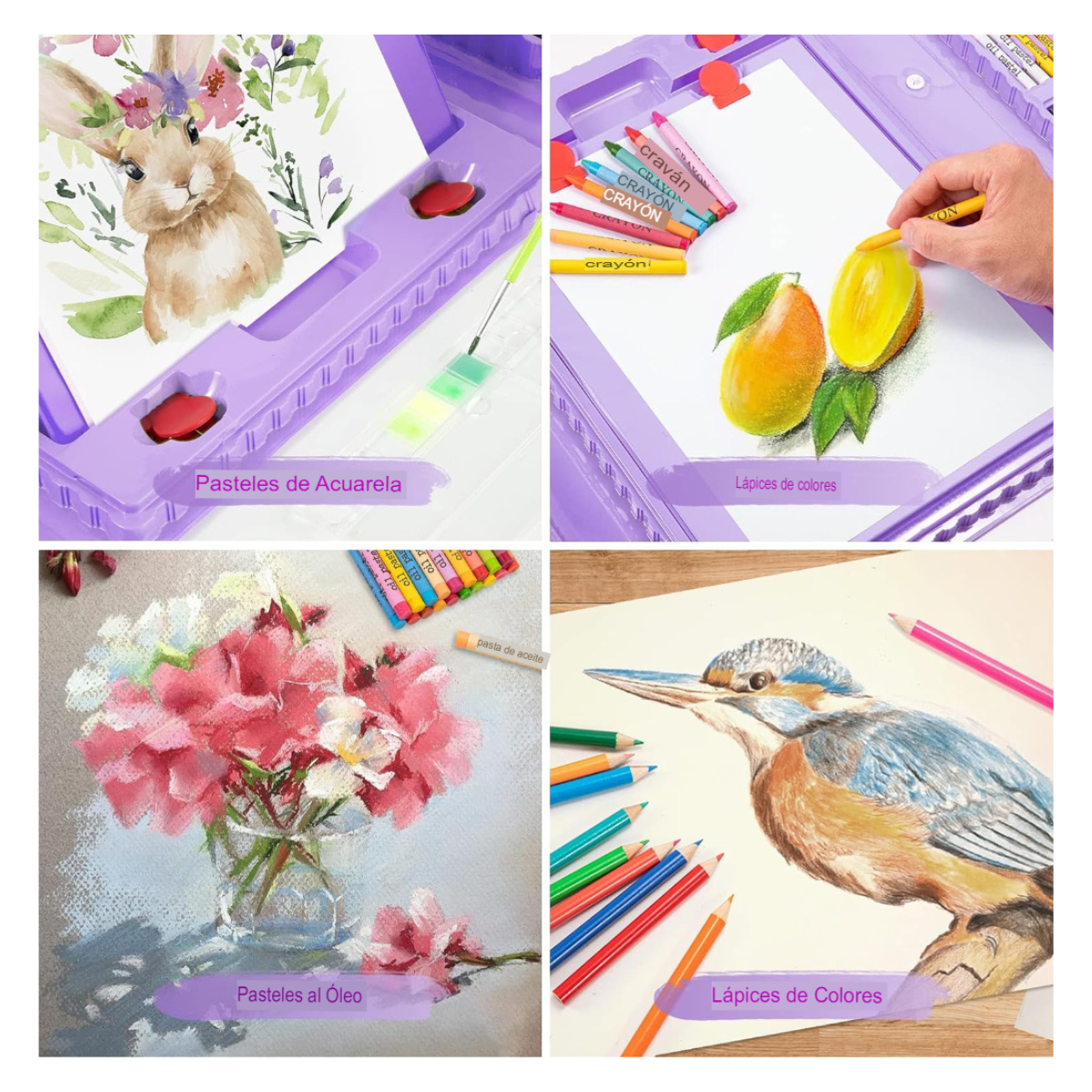 Kit de arte completo con 272 materiales