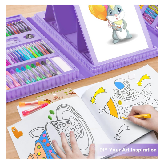 Kit de arte completo con 272 materiales