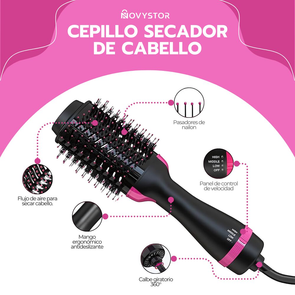 Cepillo plancha secador 3 en 1