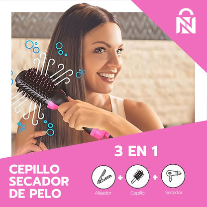Cepillo plancha secador 3 en 1