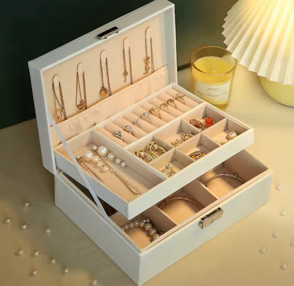 Caja Joyero Organizadora  Doble Capa