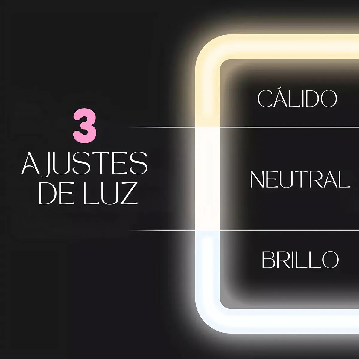 Estuche Maquillaje Portátil Con Luz LED