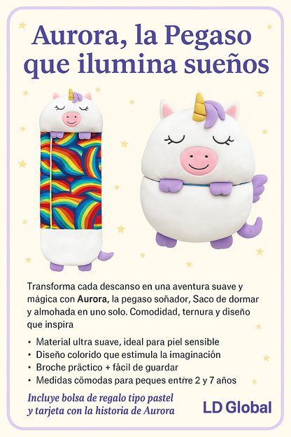 Saco De Dormir Infantil De Pegaso